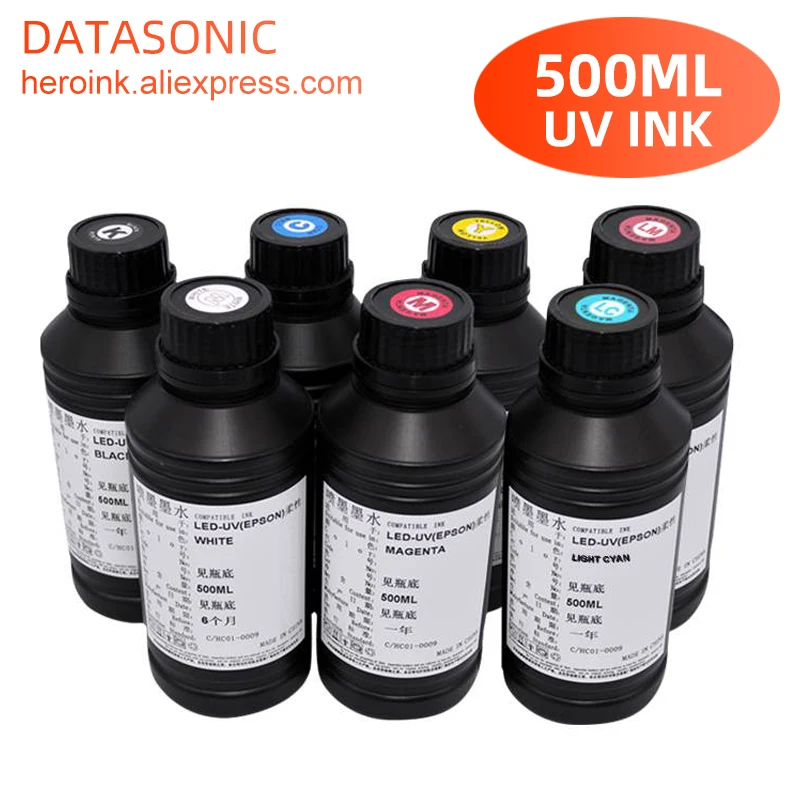 500ML Bottle LED UV Ink For Ep - Solvent Printer Ink ulasan dan harga