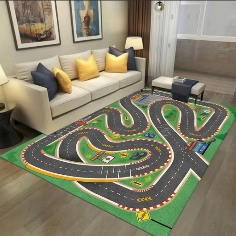 Newest Kids Race Track Road Ga - Commercial Road Printing ulasan dan harga