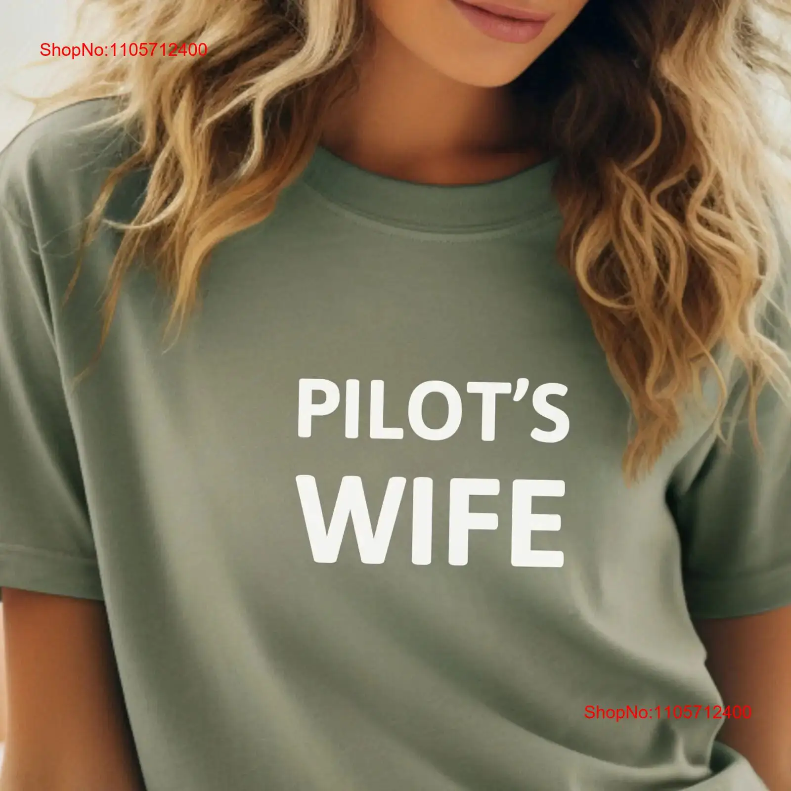 Pilot's Wife Funny T Shirt Avi - Commercial Printing And Graphics ulasan dan harga